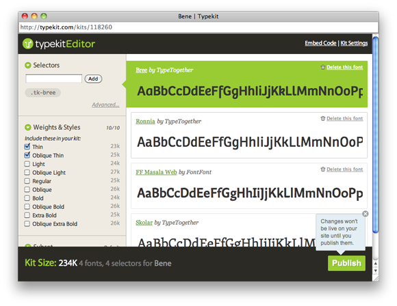 Kit Editor