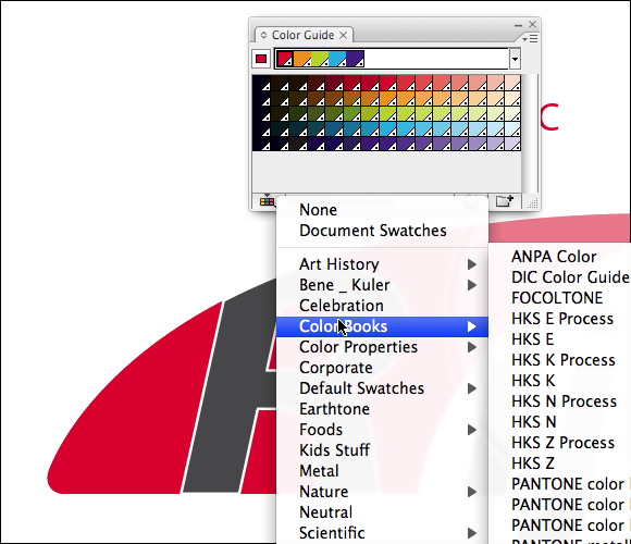 Limit the color values to the Color Book