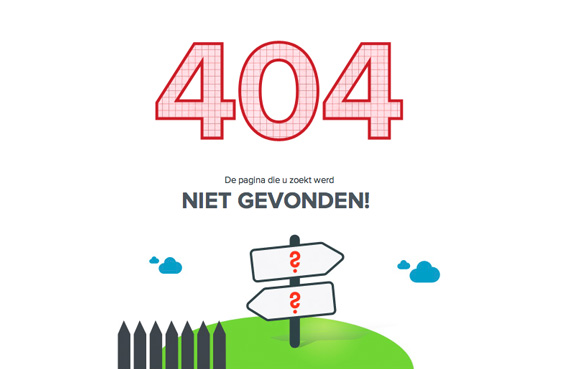 custom illustration and animation for the 404 page not found page