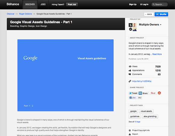 Google Visual Assets Guidelines