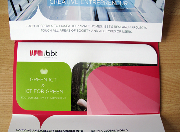 Finished printed brochure