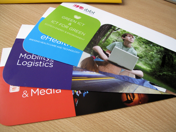 Finished printed brochure