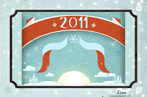 Detail of the Christmas Card