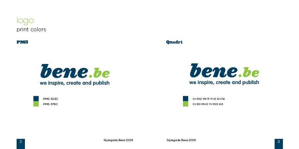 The content of the style guide