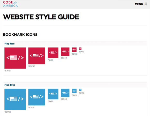 Code for America Style Guide