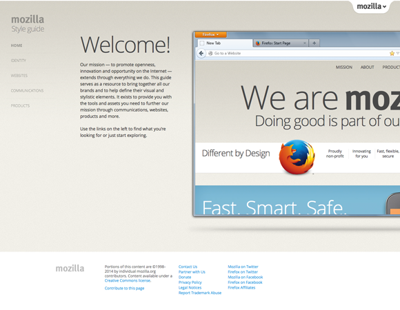 Mozilla style guide