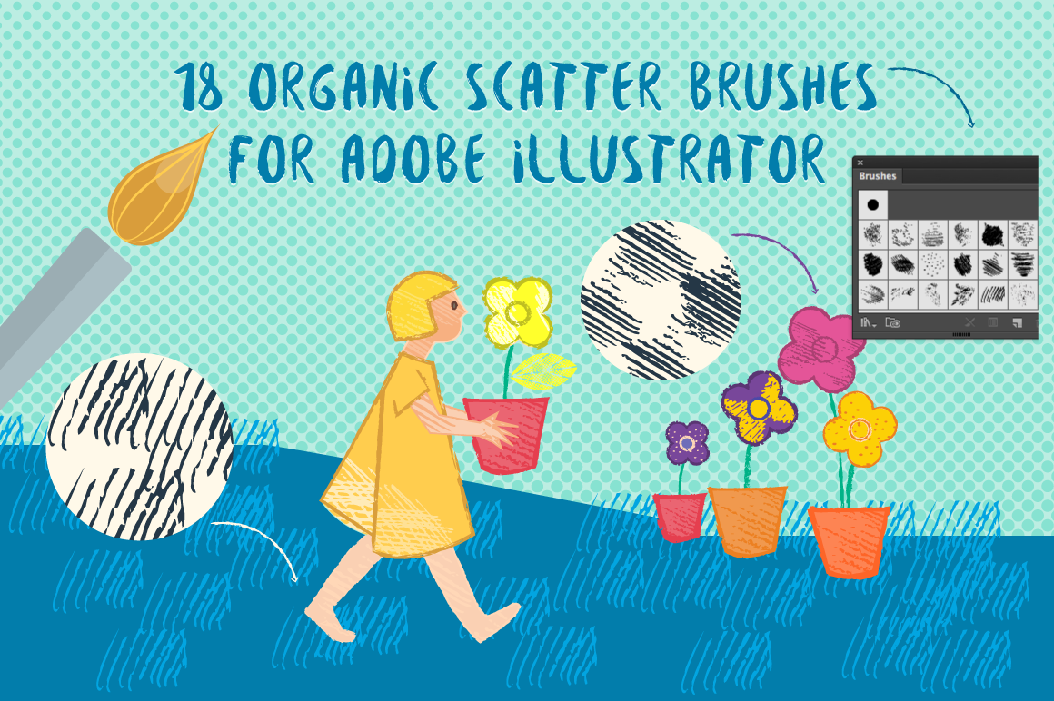 Scatter Brushes for Illustrator